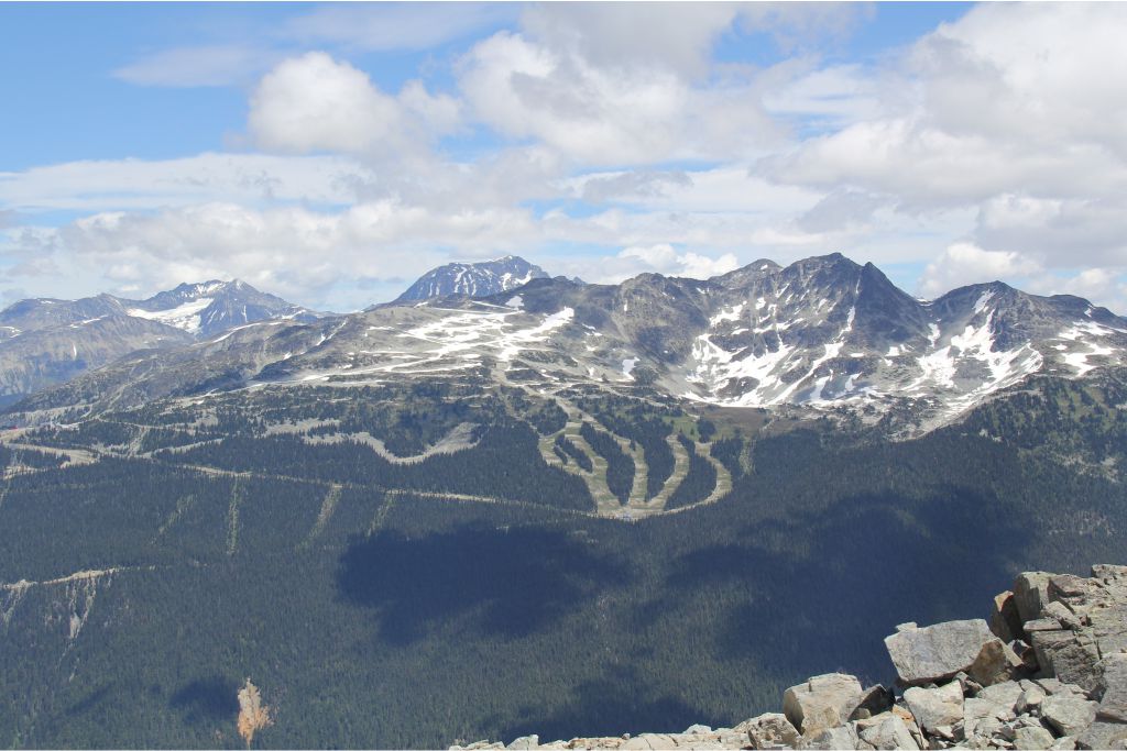 Blackcomb Ski Runs from Whistler Mountain