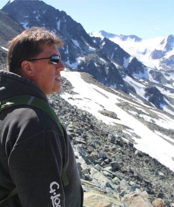 Clay on Blackcomb Mountain