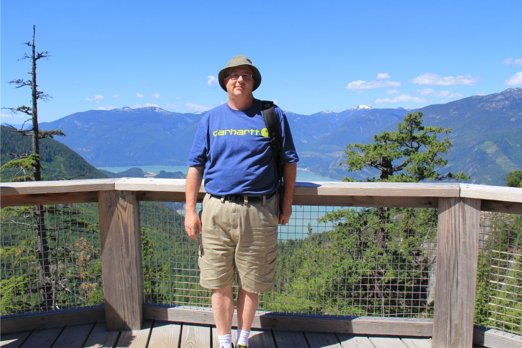 Me at Sea to Sky Gondola Lookout